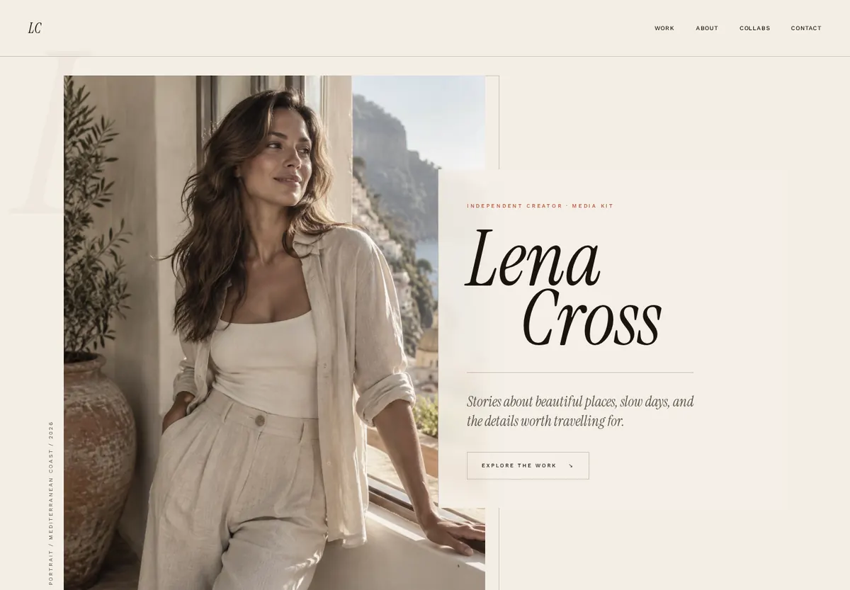 Lena Cross website